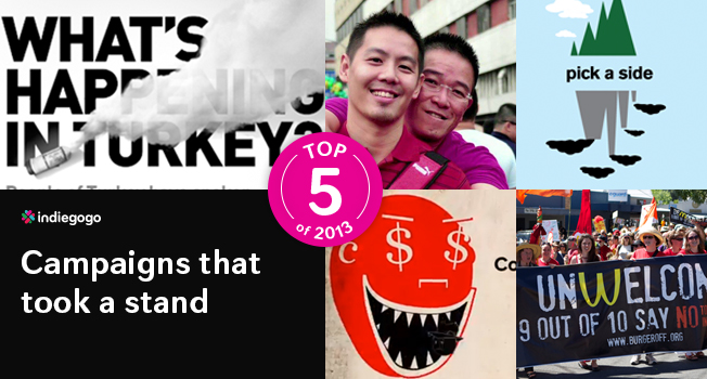 Indiegogo Top 5 of 2013