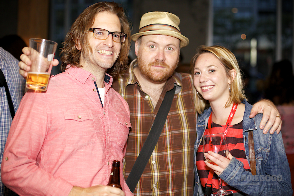 Forbes Campbell (Searching for Dragons), Jeremy LaLonde (How to Plan an Orgy in a Small Town), and Jessica Adams (CFC Producer's Lab Resident).