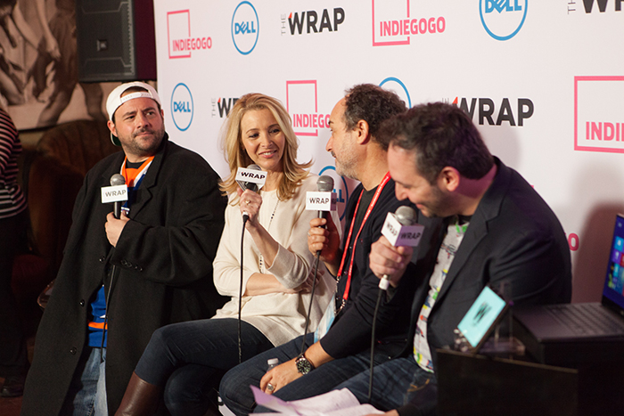 Kevin Smith, Lisa Kudrow, Sundance Film Festival, Indiegogo