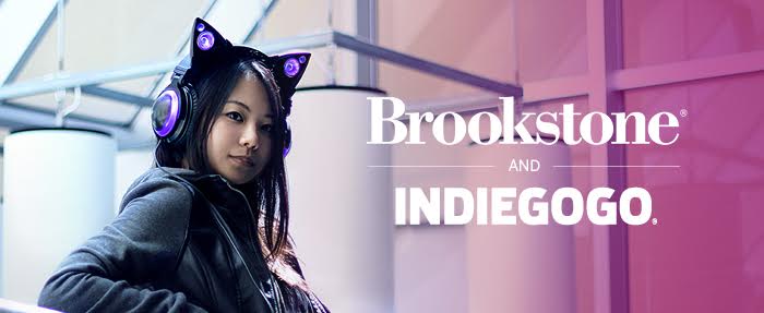 Brookstone Indiegogo partnership