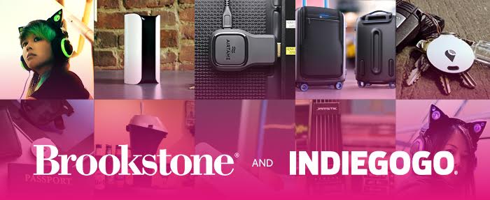 Indiegogo products at Brookstone