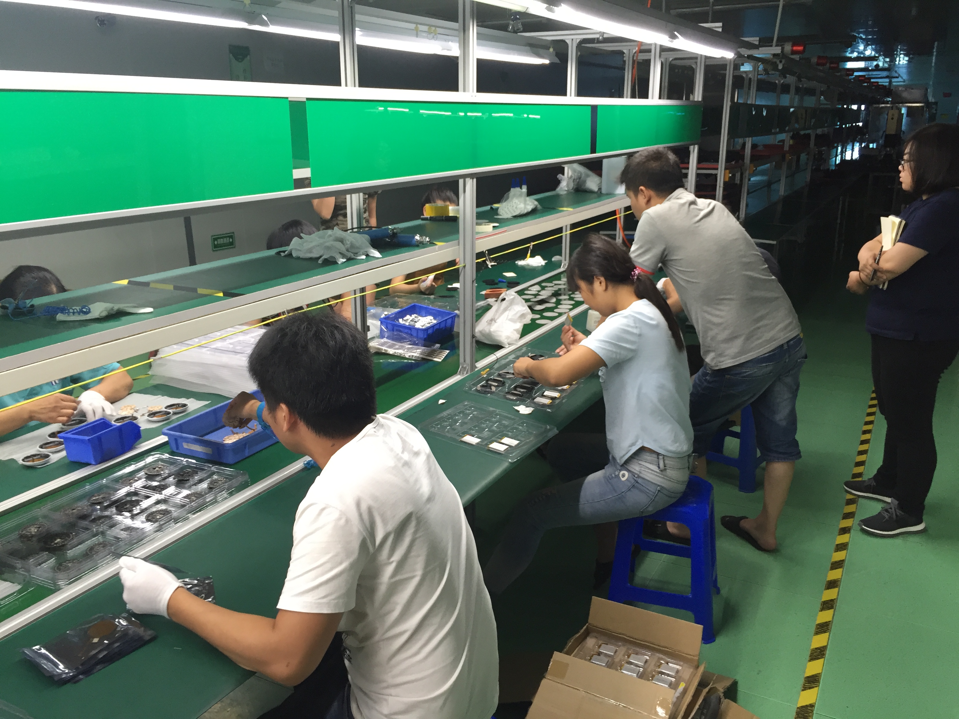 Saent hardware assembly line, view 1 (2016)