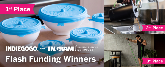 UniLid wins $50,000 in flash funding from Ingram Micro; Rite Press & BodyBoss also win cash prizes